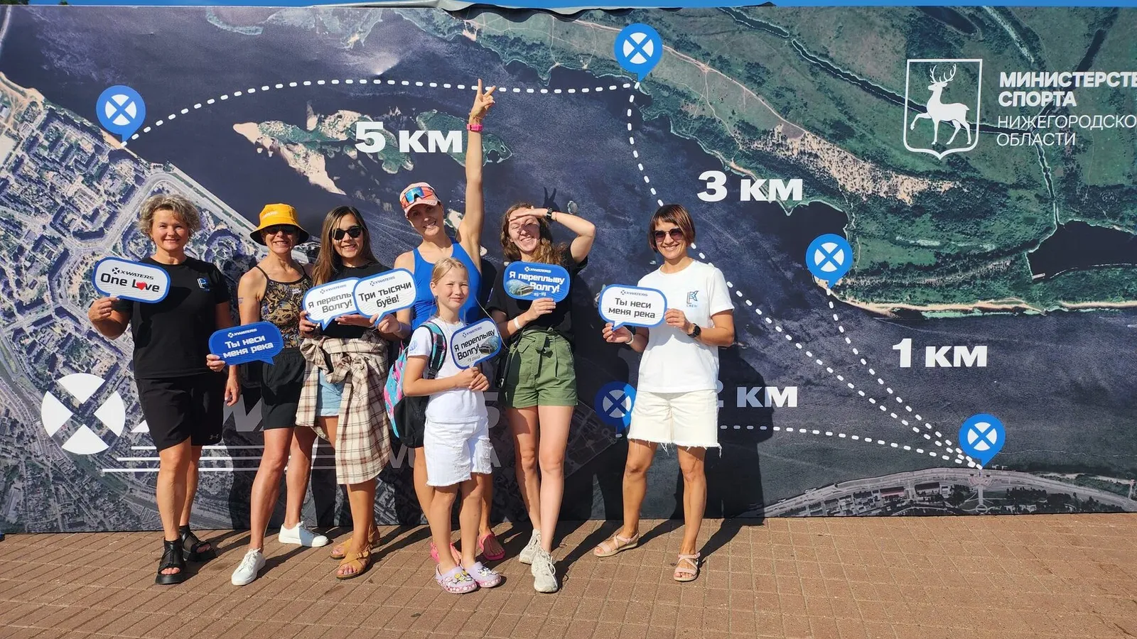 LPCREW на главном заплыве open water в России