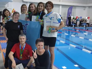 Плавание - это в первую очередь классное настроение 🏊‍♂️🥳