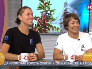 В студии программы "с 7 до 9" на телеканале Югра