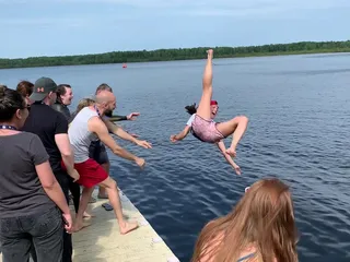 Тренера в воду